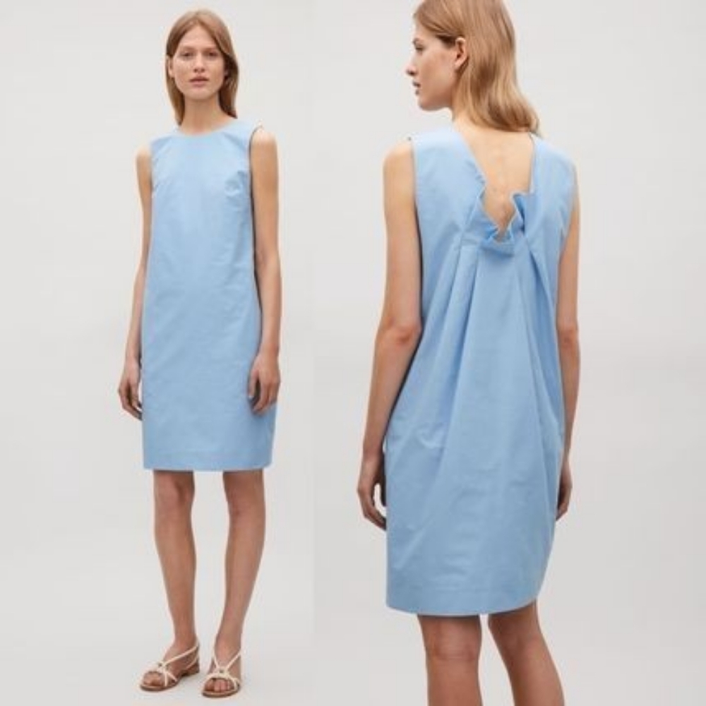 COS Pleated Back Shift Dress